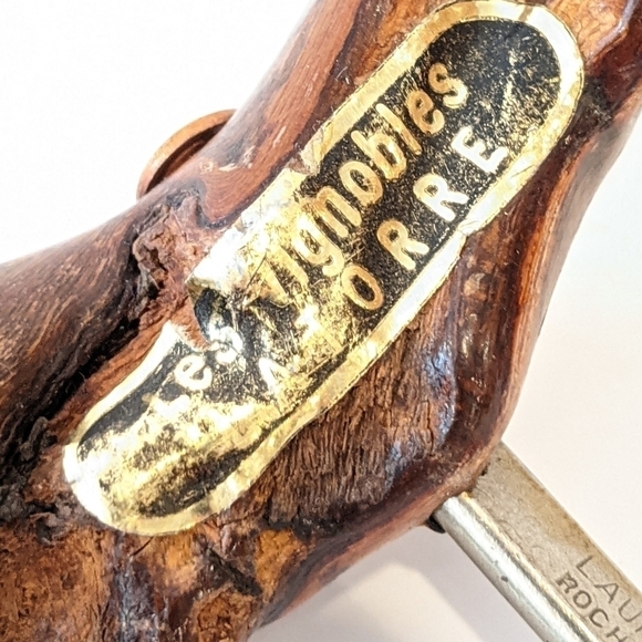 VINTAGE grapevine wood corkscrew - Picture 3 of 8